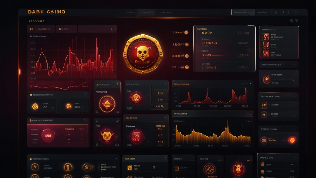 Casino account dashboard with security and profile settings after login